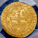 1 экю 1422-1461 (Франция) (в слабе)