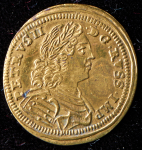 Нюрнбергский счетный жетон с портретом императора Петра II